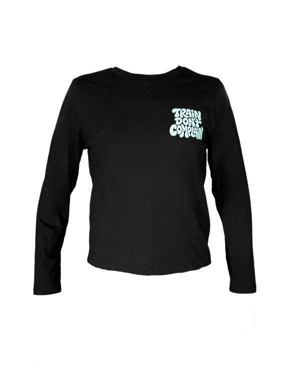 Svart Långärmad T-shirt – Run for the Blind Cross