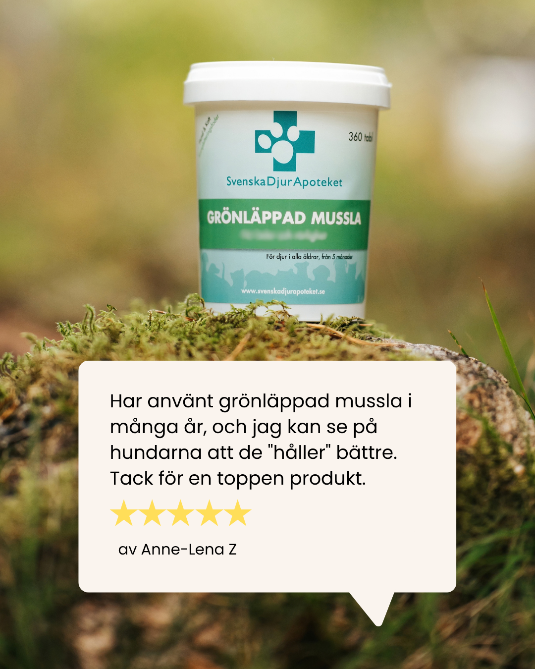 Grönläppad Mussla 120/360 Tabletter