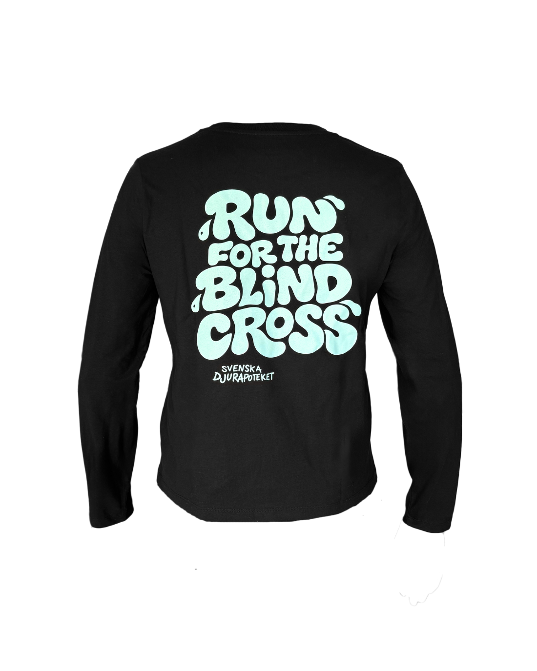Svart Långärmad T-shirt – Run for the Blind Cross