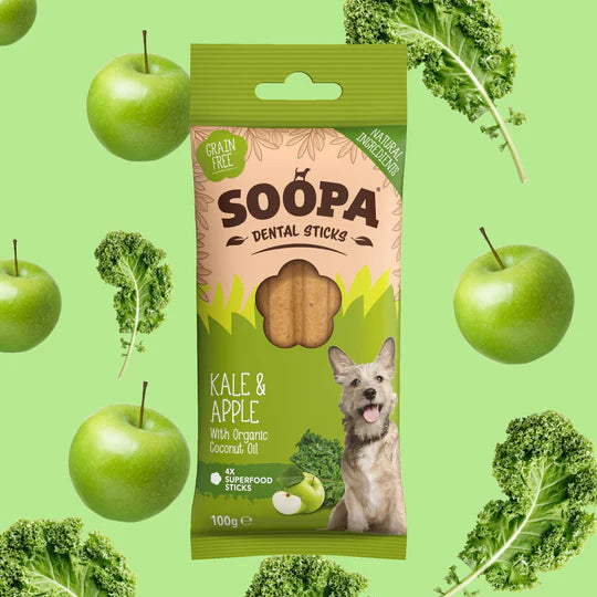 Soopa Dental Stick Äpple & Kål