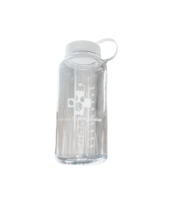 Vattenflaska logo clear