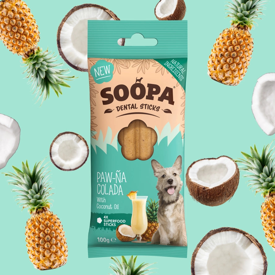 Soopa Dental Stick Paw-Na Colada